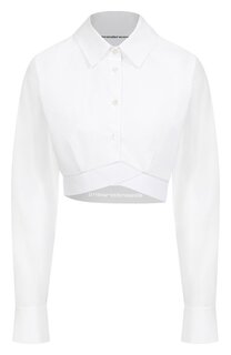Хлопковая рубашка Alexander Wang