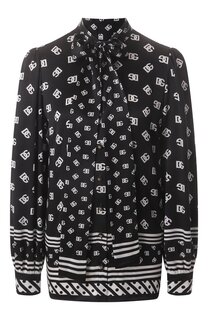 Шелковая блузка Dolce & Gabbana