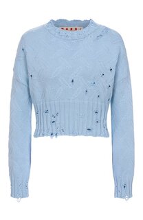 Хлопковый свитер Marni
