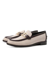 Комбинированные лоферы Ferragamo