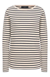 Хлопковый лонгслив Weekend Max Mara