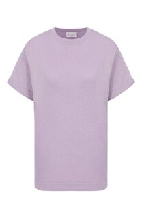 Футболка из кашемира и шелка Brunello Cucinelli