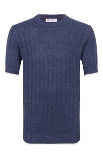 Джемпер изо льна и хлопка Brunello Cucinelli