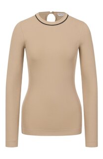 Хлопковый лонгслив Brunello Cucinelli