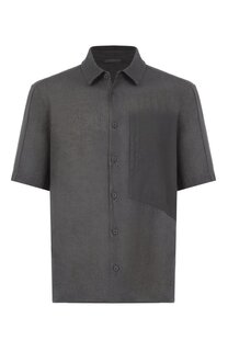 Рубашка изо льна и хлопка Transit