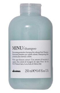 Защитный шампунь для сохранения косметического цвета волос MINU (250ml) Davines