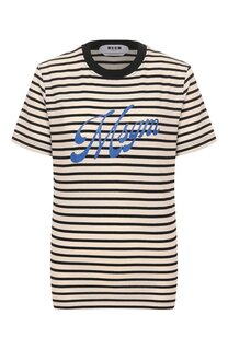 Хлопковая футболка MSGM