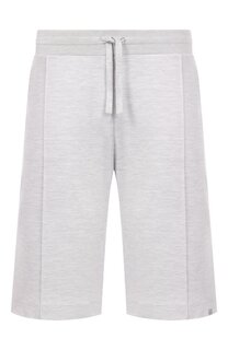 Шорты из шелка и хлопка Paul&Shark