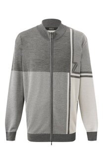 Кардиган из шерсти и шелка Zilli