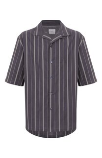 Хлопковая рубашка Brunello Cucinelli