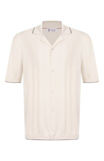 Хлопковая рубашка Brunello Cucinelli