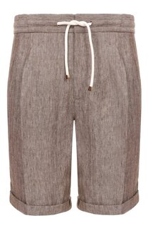 Льняные шорты Brunello Cucinelli