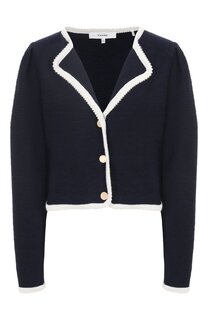 Кардиган из шерсти и хлопка Frame Denim