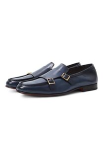 Кожаные монки Santoni