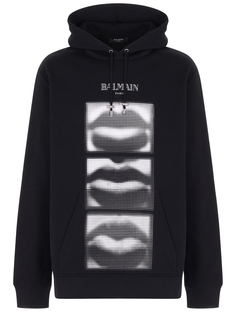 Худи хлопковое Balmain