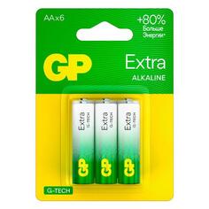 Батарея GP Extra G-Tech АА 6шт. GP15AXA21-2CRSBC6 Extra G-Tech АА 6шт. GP15AXA21-2CRSBC6