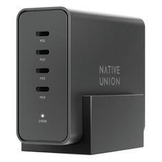 Сетевое зарядное устройство Native Union Fast GaN 140w 4xUSB-C черное Fast GaN 140w 4xUSB-C черное