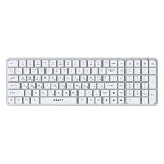 Клавиатура беспроводная Havit KB263WB Silver/White KB263WB Silver/White
