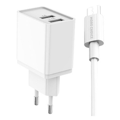 Сетевое зарядное устройство More Choice NC44i White NC44i White