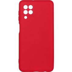 Чехол DF силиконовый с м/ф для Samsung Galaxy M32, красный силиконовый с м/ф для Samsung Galaxy M32, красный