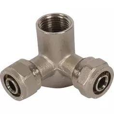Водорозетка проходная Valtec 1/2"x16 мм ВР латунь VTM.334