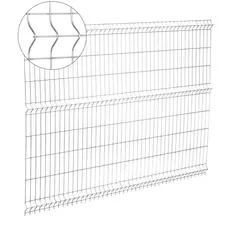 3D панель для забора Grand Line Light h.1.73 x L.2.5 оцинкованная сталь