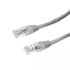 Удлинитель компьютерный UTP4 cat5e 10 м, цвет серый Oxion