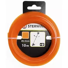 Леска для триммера Sterwins ø2.5 мм 10 м квадратная