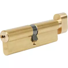 Цилиндр Abus KD6MM 50x50 мм ключ/вертушка цвет золото