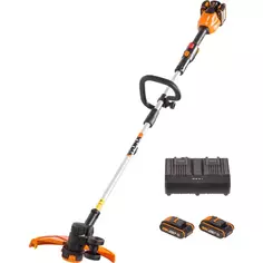 Триммер аккумуляторный Worx WP185E 40 В 2x2 Ач АКБ и ЗУ входит в комплект