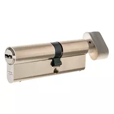 Цилиндр Abus D12 NIS 50x40 мм ключ/вертушка цвет никель