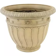 Горшок-кашпо цветочный Тек.А.Тек Grapes ø62 h58 см v70 л пластик светлый терракот