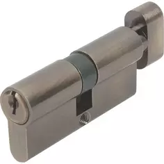 Цилиндр AX102/70 35x35 мм ключ/вертушка цвет бронза Ajax