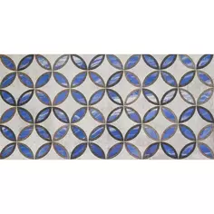 Вставка настенная Axima Невада D1 30x60 см матовая цвет звездочки