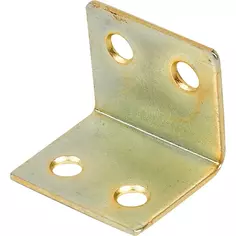 Уголок мебельный KSZ 25x25x30x1.5 желтый цинк Без бренда