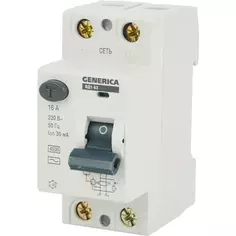 УЗО Generica ВД1-63 2P 16 A 30 мА 4.5 кА AC