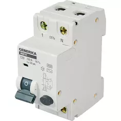 Дифференциальный автомат Generica АВДТ-32 1P C20 A 30 мА 4.5 кА AC