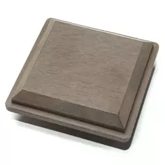 Крышка столба ДПК СМ Decking цвет Мербау 120x120 мм C&M