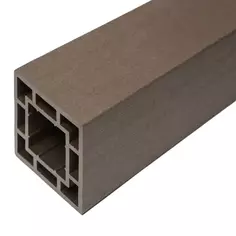 Опорный столб ДПК СМ Decking цвет Мербау 120x120x3000 мм C&M