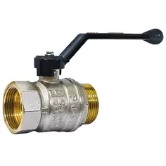 Кран шаровой прямой LD Pride 47DN20 PN40 3/4" ВР/НР ручка рычаг латунь