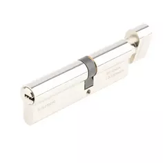 Цилиндр Apecs Pro 60x45 мм ключ/вертушка цвет никель