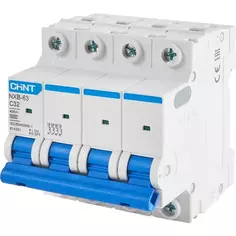 Автоматический выключатель CHINT NXB-63S 4P C32 А 6 кА