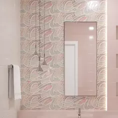 Плитка настенная Azori Brillo Struttura 20.1x50.5 см 1.32 м² глянцевая цвет разноцветный