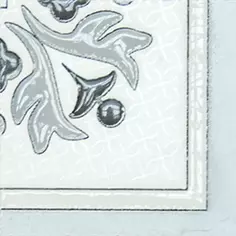 Вставка напольная угловая LB Ceramics Бьянка Каррара 10x10 см матовая цвет бело-серый мрамор