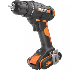 Дрель-шуруповерт аккумуляторная Worx WX100.3, 20 В Li-ion 2x2 Ач