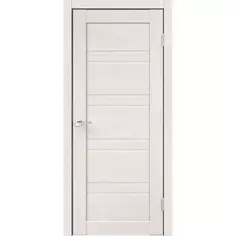 Дверь межкомнатная глухая Лайн 70x200 см Hardflex цвет дуб тернер белый без замка, без петель Velldoris