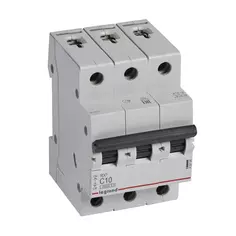 Автоматический выключатель Legrand RX3 3P C10 А 4.5 кА