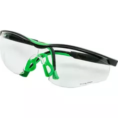 Очки защитные открытые Krafter Strong 50 прозрачные с защитой от царапин и запотевания