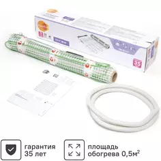 Нагревательный мат для теплого пола Equation 0.5 м2 80 Вт