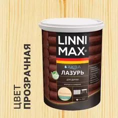 Лазурь для дерева Linnimax полуматовая прозрачная 0.9 л